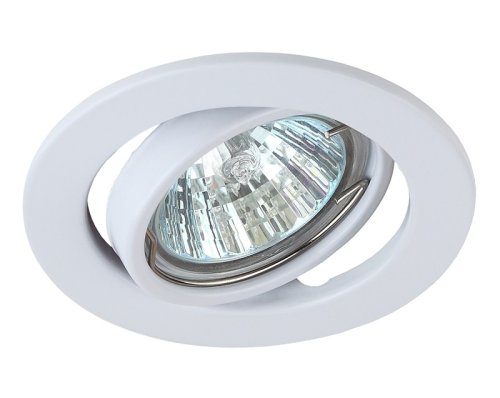 Светильник Эра ST2А WH поворотный МR16 12В 50Вт Белый фото Светильник Эра ST2А WH поворотный МR16 12В 50Вт Белый картинка